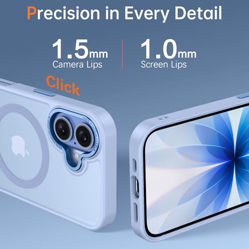 Image of BENTOBEN Magnetic for iPhone Case Compatible with Magsafe, Light Blue