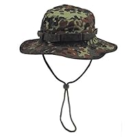 MFH Buschhut US mit Kinnband GI Boonie Rip Stop, L, Flecktarn
