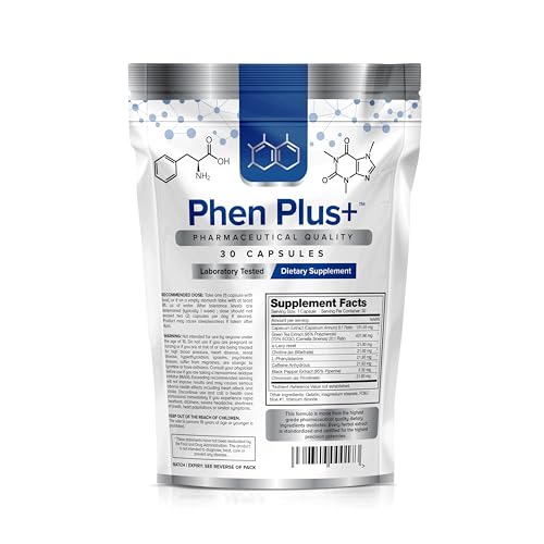 PhenPlus High Strength Diet Pills/Fat Burner for Men and Women for Metabolism Energy & Weight Management