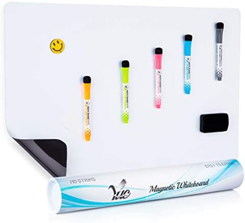 23x15 inch - Magnetic whiteboard for The Fridge - Magnetic Dry Erase Board - Fridge whiteboard - Refrigerator whiteboard - White Board for Fridge - Dry Erase Board Magnetic - Magnetic White Board