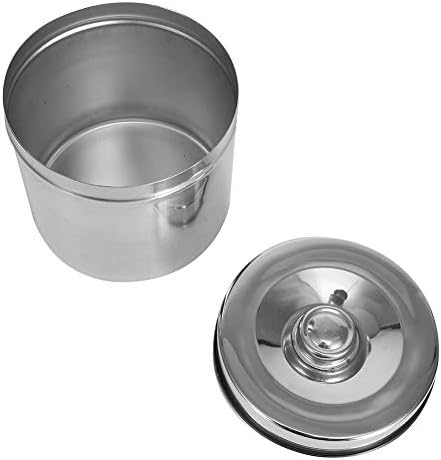 Miniatura 3 de Tarro médico del acero inoxidable, suministros dentales que vendan el cenicero del envase el 12Cm para el tarro profesional del almacenamiento del