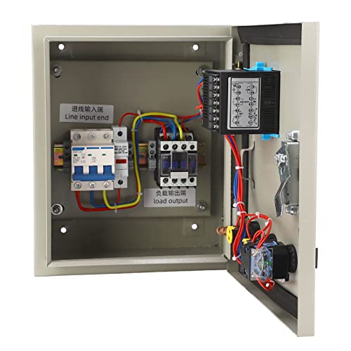 Pid Temperature Controller, Digital Temperature Controller with Thermocouple 0?400? Digital Temp Control 380V AC 3 Phase 7.5KW Temperature Control for Home Brewing Oven Incubator