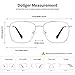 Dollger Fake Glasses Clear Lens Non-prescription Metal Frame Classic Square fashion Aviator Eyeglasses Men Women