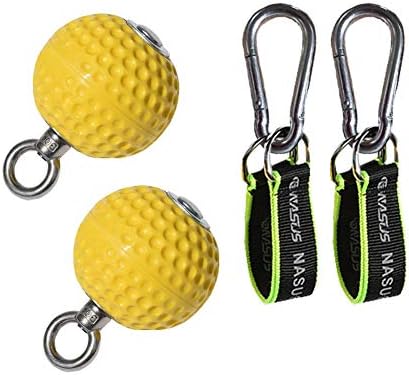 Heilsa Pull-up Ball Grips Cannonball for Gym Equipment to Increase Forearm Muscles and Grip Strength,Grip Strength Training and Climbing Training
