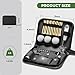 SANLINZOM Golf Accessories for Men and Women for Golfers, Accessories Set in Hi-End PU Case with Golf Balls, HD Rangefinder, Golf Tees, Cleaning Brush, Divot Knife, Scorer, Golf Ball Clamp