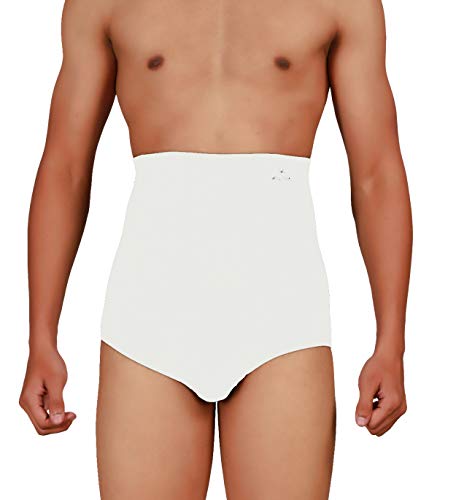 Image of MIZUNA Men's Microfiber Waist Cincher Body Shaper Seamless Tummy Tucker Panty Shapewear Waist Slimming Shaper Briefs
