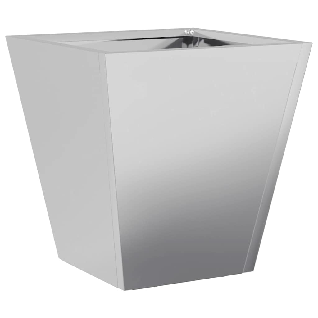 Jardinière 30x30x30 cm en acier galvanisé durable pour aménager et fleurir votre balcon