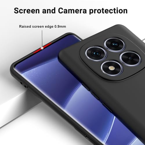 Image of Back Cover for Mi Redmi Note 14 Pro 5G / 14 Pro 4G | Full Camera Protection | Premium Liquid Silicon Case | Flexible Bumper Case for Mi Redmi Note 14 Pro 5G / 14 Pro 4G / Poco X7 5G (Grey)