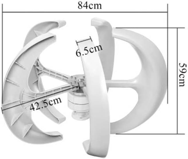 風力タービンキット 垂直風力タービン発電機 2kw 風車 12v 24v 48v 低ノイズ風速スタート MPPT 充電コントローラー