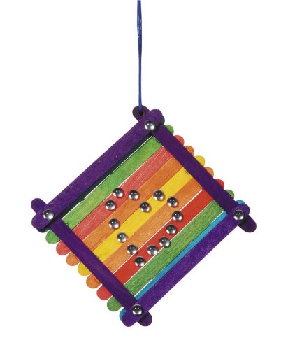 Darice Wood Craft Sticks – Multi-Colored – Perfect For Craft Projects – Vibrant Fun Colors – Sturdy Wood Sticks Used For Kids Projects, Classrooms, Home And More – 4 1/2” Long, 1000 Per Pack #TOP2