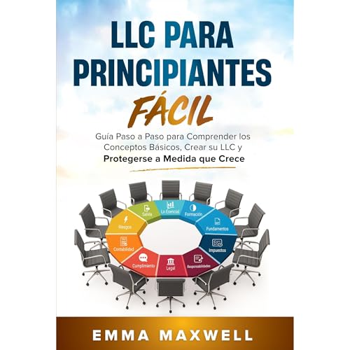 LLC Para Principiantes F&aacute;cil Audiolibro Por Emma Maxwell arte de portada