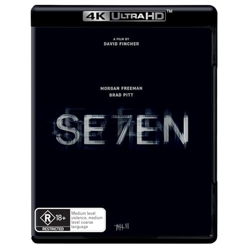 Seven 4K Ultra HD | aka Se7en | Morgan Freeman, Brad Pitt | A Film by David Fincher | Region Free