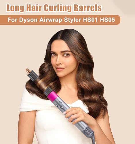 Barris de cachos longos de 40 mm de 4 cm para Dyson Airwrap Styler HS01 HS05, acessórios de fixação
