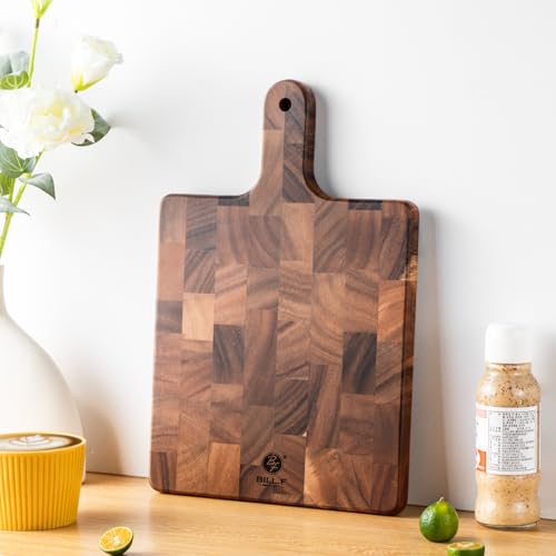 Tabla de cortar rectangular con mango 33x24 cm miniatura 2