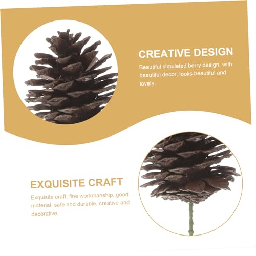 Pommes de pin de Noël Uonlytech, kit créatif 20pcs pour cadeaux faits main