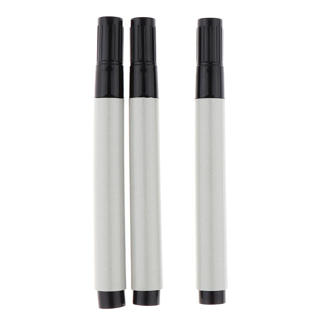 3 Pieces Grey pp Medium Tips 4.5mm Flat Tip Watercolor Oil Acrylic Paints Marker Pen Empty Tube Ink Fountain Refill Pen Crafts |Art Supplies |Drawing & Lettering Supplies |Art Pens & Markers