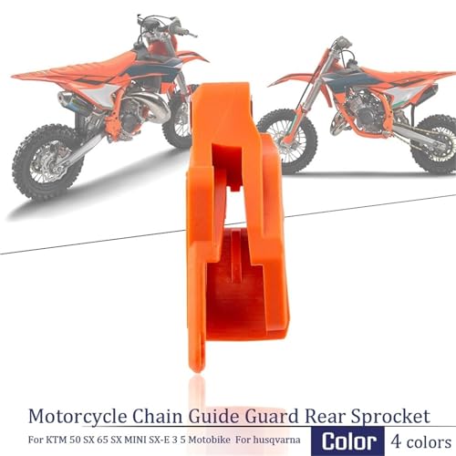 Guide-chaîne de moto anti-saut de chaîne protection pignon arrière SX SX-E rouge