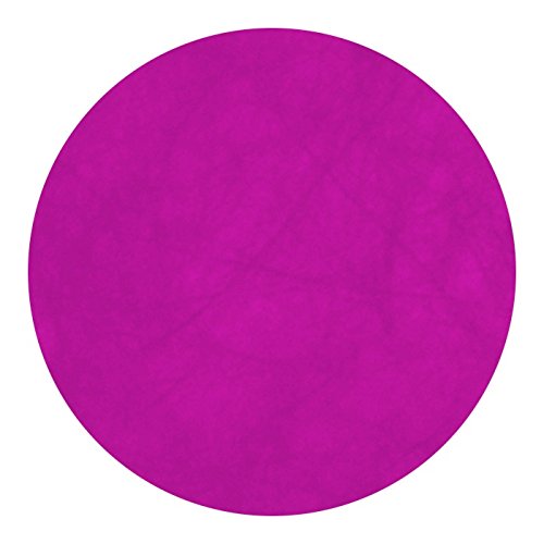 Sachet De 10 Sets De Table Non Tissé Ronds 34 Cm Fuschia