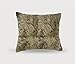 HomeRoots Sheepskin, Microsuede Backing, Zipper Closure Taupe Natural Sheepskin Square Pillow