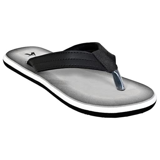 Image of ALTEK Men's Rubber Sole Flip Flop Slippers Casual, Light Weight and Stylish Comfortable Chappal (Grey)