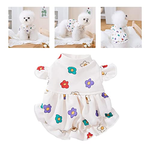 WeiLaiKeQi Vestido para cachorro, saia para filhotes de estimação, roupas para cães, roupas de gatos