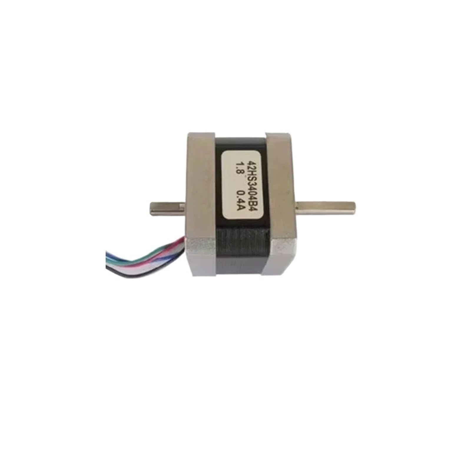 MGIMGFKZD Stepper Motor 4-line Step Angle 1.8 Degree NEMA17 Step Motor Dual Shaft 0.4A 28N.cm Fuselage Length 3.4cm 42HS3404B4