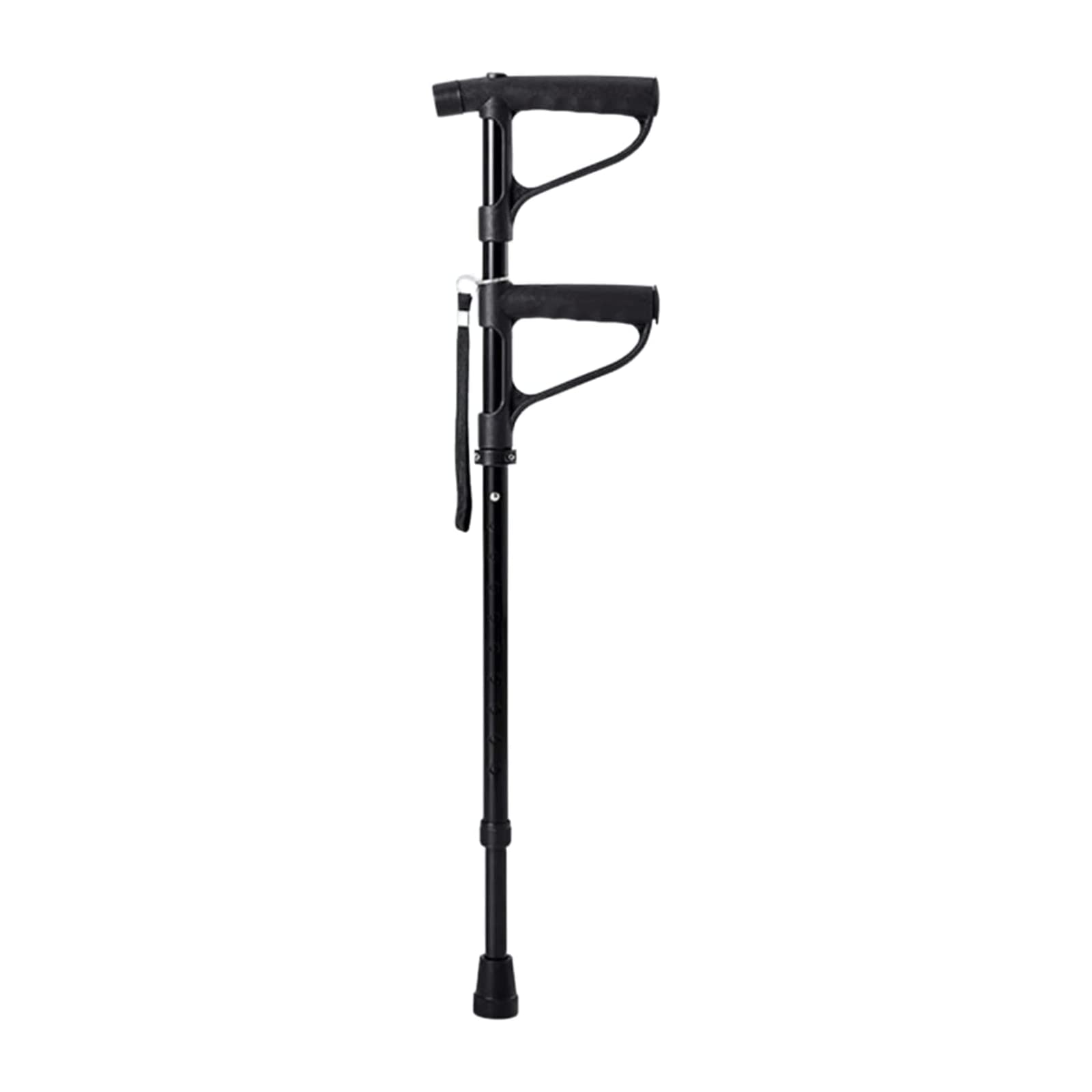 PAASHE Muletas portátiles, Bastones telescópicos de Aluminio Plegables con luz Led, Bastones para Caminar, bastón para Caminar en el antebrazo para Adultos