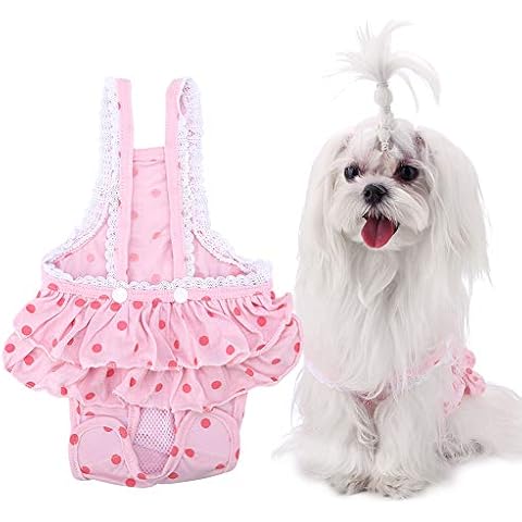 Breathable Cotton Dog Sanitary Pants for Females Cover