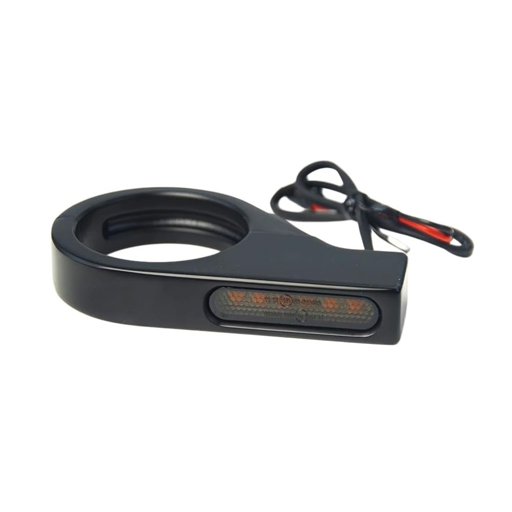 Luces Señal Giro Para Motocicleta, Lámpara Indicadora | Luz LED De Intermitente Tubo 39-41mm Para Motocicleta, Lámpara Indicadora Dirección Ámbar, Aluminio