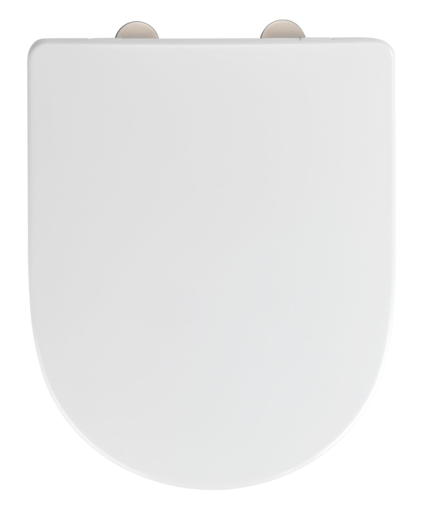 WENKO WC-Sitz Exclusive Nr. 10, hygienischer Toilettensitz mit Absenkautomatik, passend für Laufen Pro und handelsübliche Keramiken, WC-Deckel aus antibakteriellem Duroplast, 36,5 x 47 cm, Weiß