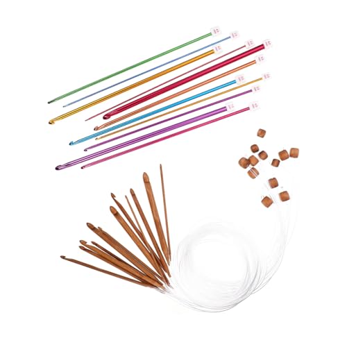 Kit de tricot et crochet complet avec outils pour pulls et accessoires DIY
