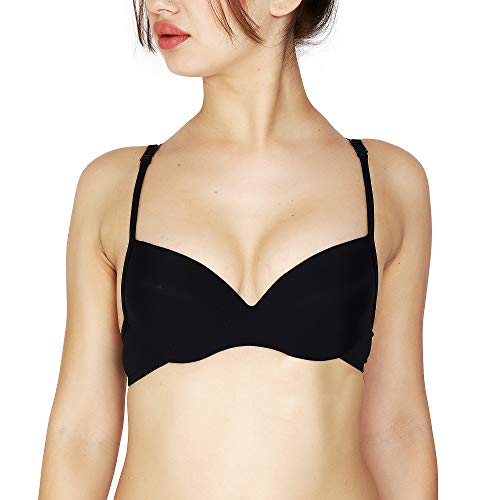 Image of Brachy Women's Poly Cotton Padded Wired Push-Up Bra