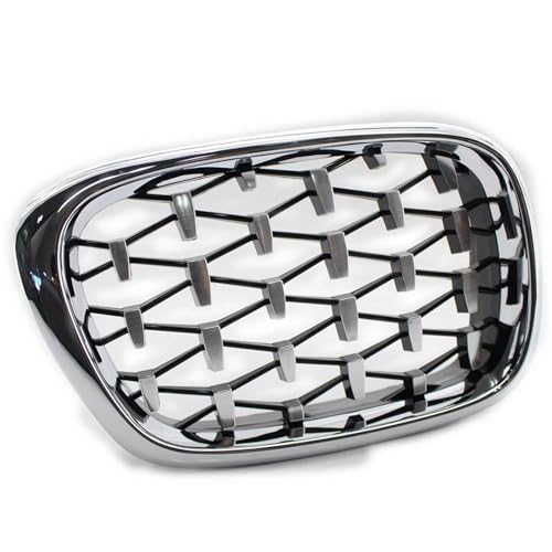 Grilles Course Diamant Argent pour Calandre Avant BMW E39 - 2