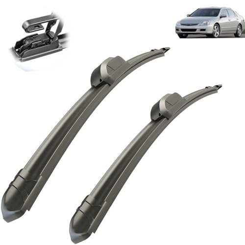Essuie-glace de voiture Honda Accord 2003-2007 balais avant en caoutchouc souple 26+16 pouces