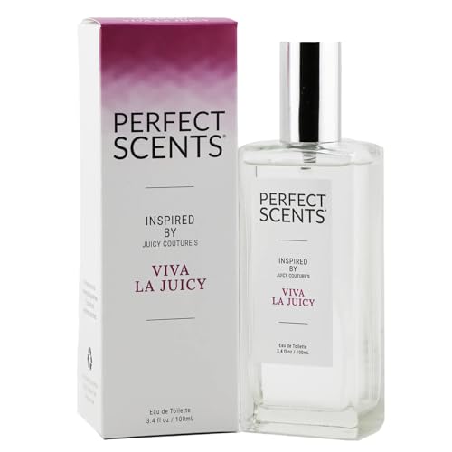 Perfect Scents Fragrances, Inspired by Juicy Couture’s Viva La Juicy, Women’s Eau de Toilette, CLEAN, Vegan, Paraben-Free, Phthalate-Free, Never Tested on Animals, 3.4 Fluid Ounces