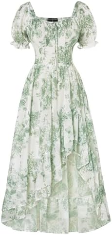 Scarlet Darkness Corset Dresses for Women Summer 2026 Floral Wedding Guest Chiffon Sundress