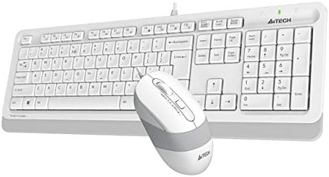 A4Tech F1010 Q USB Türkçe FN-Multimedya Klavye+Optik 1600DPI Beyaz Mouse Set - Görsel 3