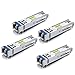 Price comparison product image [4 Pack] 1G SFP LX LC Singlemode Module 10km, 1000Base-LX Mini-Gbic Transceiver Compatible for Cisco GLC-LH-SMD, Meraki, Ubiquiti UniFi UF-SM-1G, Mikrotik, Netgear, D-Link, TP-Link, Zyxel and more
