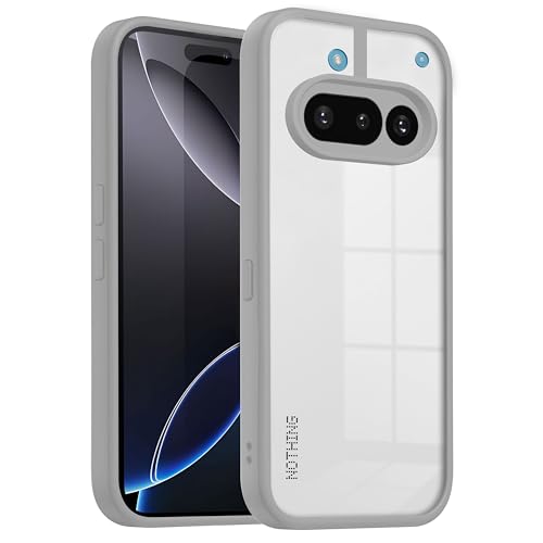 Image of V-TAN Back Cover for Nothing Phone 3A 5G Compatible Case, Transparent Clear, TPU, Camera Protective Shockproof Cover (Gray)