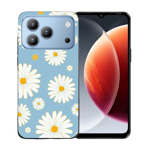 LCEHTOGYE �K�p Blackview Wave 7C�p�P�[�X�A�K�p Blackview Wave 7C (6,56")�ƌ݊����̂��钴���^�u���b�N�\�t�gTPU�V���R���Q���P�[�X�ی�J�o�[ - BST20