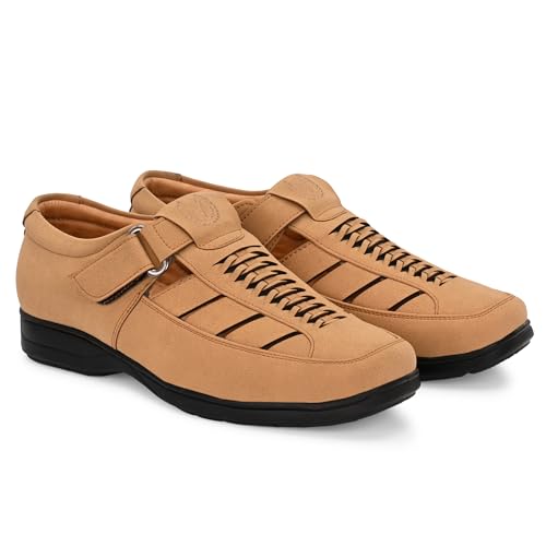 Image of Vellinto LUXON Ethnic Roman sandal II Stylish Synthetic Leather Sandals