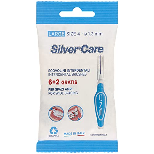 Silver Care 8 scovolini interdentali forti ecopack