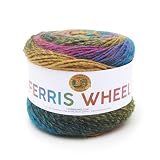 Lion Brand Yarn, Muticolor Ferris Wheel Yarn for Knitting, Crocheting, and Crafts, Summer Day, 1 Pack