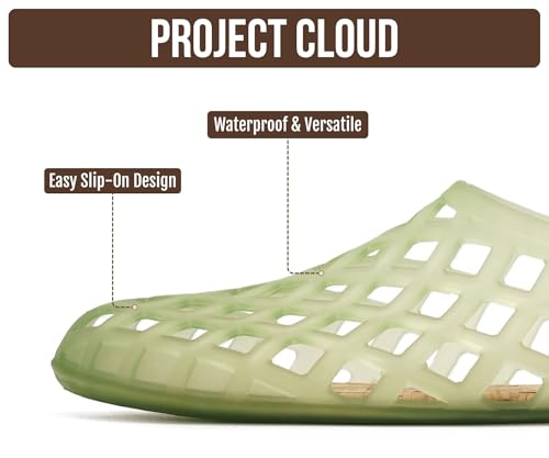 Image of Project Cloud Jelly Shoes Women - Lightweight & Water-Resistant Women's Flats Sandals - Non Slip Womens Shoes - Perfect Summer Jelly Flats for Women 2026 (Jellz)
