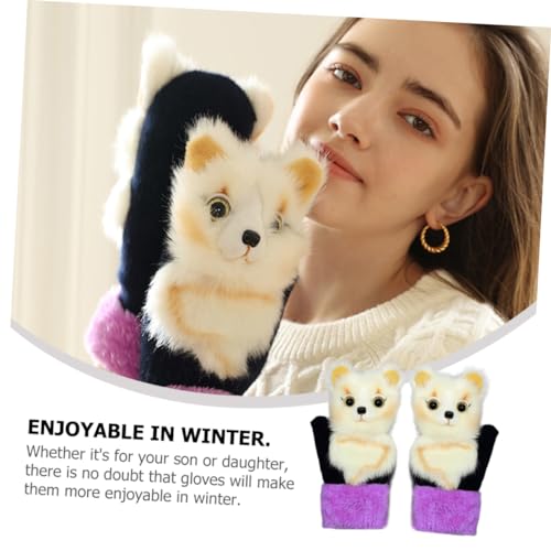 Portable Thickened Winter Gloves for Adults Cozy Material for Cold Weather Easy Wear for Outdoor4