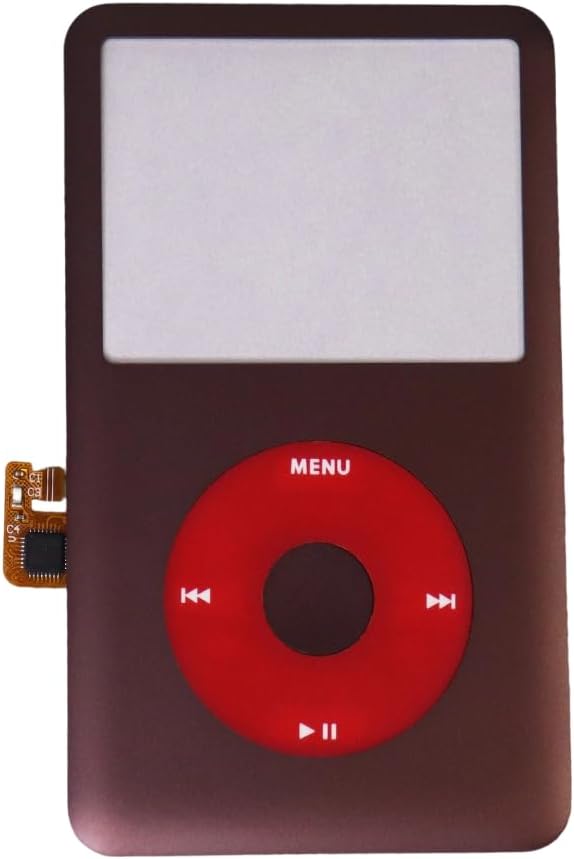 for iPod Classic Brown Front Faceplate and Button Kit Housing Cover Case for 6th 7th Gen 80GB 120GB 160GB NO clickwheel