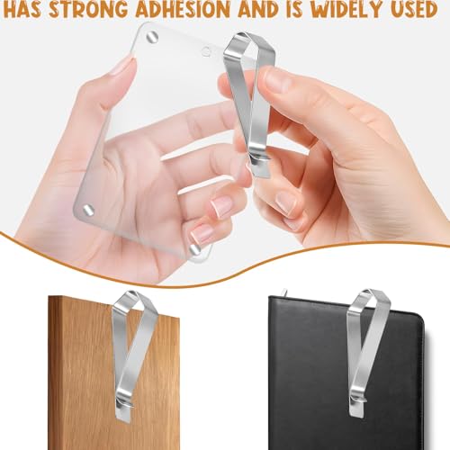 Image of HINGTAI 6Pcs Car Sun Visor Photo Frames, Strong Hold Visor Clips for Cars DIY Sunshade Photo Frame Clip, Not Easy to Damage Stainless Steel Accessory for Car, Home & Office