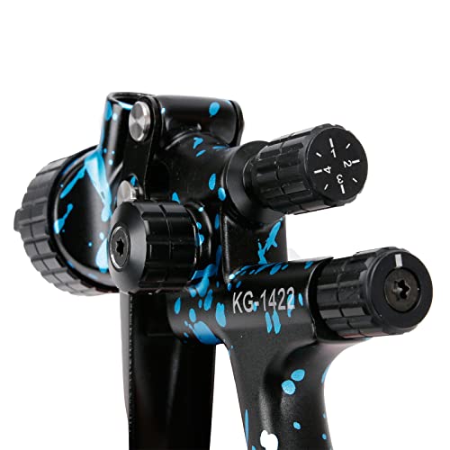 Image of Professional Automotive HVLP Spray Gun with 1.3mm Nozzle, 600cc Cup,Suitable for Car Primers, Clearcoats - Superior Paint Atomization