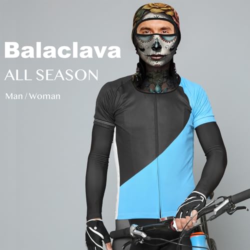 Image of Obacle Balaclava Face Mask Men Women for Sun Protection Motorcycle Fishing Raves