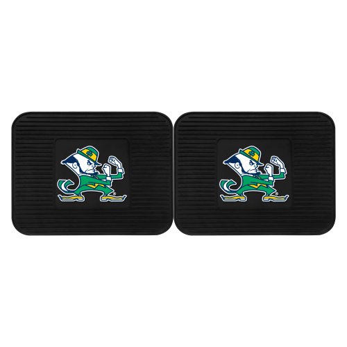Notre Dame Backseat Utility Mats 2 Pack